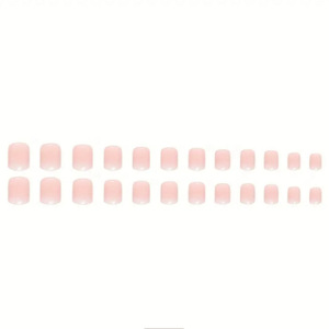 Faux ongles français en forme d'amande, magnifiques, de style européen et américain, entièrement recouverts, neufs, processus de fabrication - Product Image 4