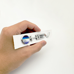 Adesivo Logo 3D in ABS HEV per <span class=keywords><strong>Toyota</strong></span> Camry Corolla Highlander Prius Auris Hilux Prado Decorazione Laterale Parafango Posteriore Bagagliaio - Product Image 5