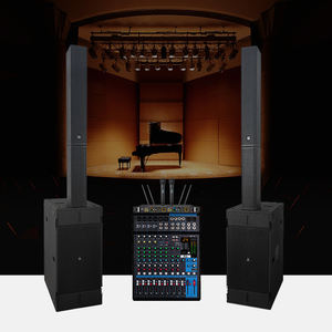 Haut-parleur colonne en promotion, série géante, son longue portée, SPL max 140 dB, système actif néodyme pour conférences, théâtres, scènes et extérieur - Product Image 4