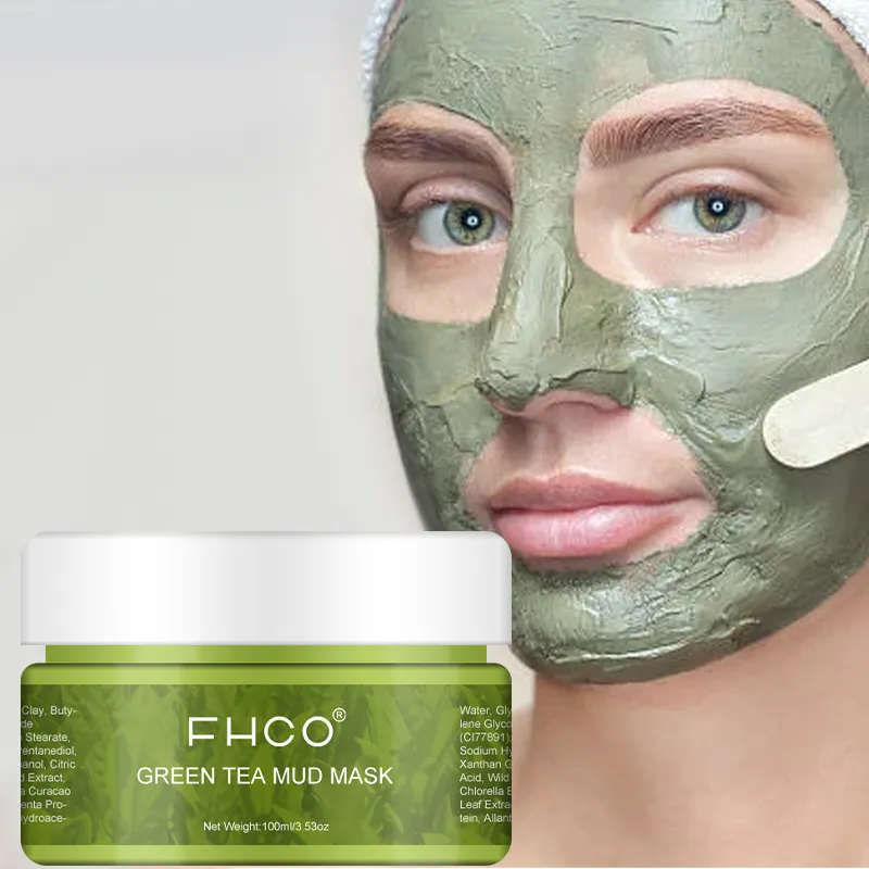 Personalizzato Marine Avocado Cleansing Dead Sea caolino tè verde disintossicare Australian Face Rose Pink curcuma fango argilla maschera per tutte le pelli