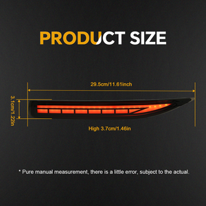 ไฟท้าย LED 2 ชิ้น 3 ฟังก์ชั่น ไฟวิ่งหลัง + ไฟเลี้ยวแบบไดนามิก + ไฟเบรก สำหรับรถยนต์<span class=keywords><strong>โต</strong></span><span class=keywords><strong>โย</strong></span><span class=keywords><strong>ต้า</strong></span> โคโรลล่า อัลติส ปี 2019-2023 - Product Image 4