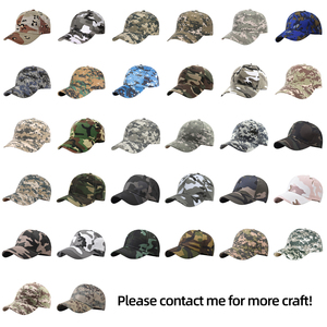 Groothandel op maat gemaakte <span class=keywords><strong>logo</strong></span> jacht tactische camouflage katoenen baseball pet outdoor camouflage gorras verstelbare baseball petten - Product Image 2