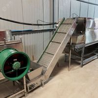 Machine à éplucher l'ail semi-automatique en acier inoxydable, pompe à moteur, haute capacité 100-500 kg/h, éplucheur d'ail entièrement sec pour légumes