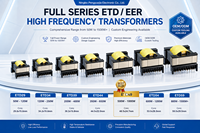 Transformateur de puissance haute fréquence personnalisé de type broche pour driver LED, alimentation industrielle à découpage OEM ODM RoHS UL CE