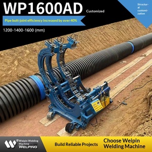 WP1600AD Nueva Máquina de Soldadura a Tope Hidráulica Semiautomática para Tuberías de PE/PPR/HDPE/PB - Product Image 1