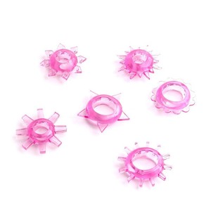 Penis Ring Set <b>TPE</b> Delay Ejaculation For Male Foreplay Tease Adult Sex Toy - Product Image 3