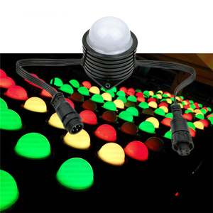 Fantaisie Étanche Pleine Couleur Pixel LED Chaîne <span class=keywords><strong>Guirlande</strong></span> De Noël Lumières De Scène De Noël Lumières - Product Image 4