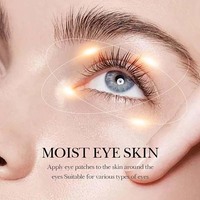 Masque Contour des Yeux Anti-rides Nourrissant au Curcuma et Collagène à l'Acide Kojique OEM – Coton, Tous Types de Peau, Marque Privée