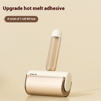 Nouveau rouleau anti-peluches en PP pour usage domestique avec recharge en papier détachable, pour vêtements, poils d'animaux, grattoir à cheveux, brosse de dépoussiérage