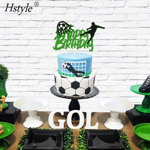 Decoración para Pastel de Fútbol, Adorno para Pastel de Feliz Cumpleaños, Copa Mundial de Fútbol de Qatar, Jugador de Fútbol, Red Deportiva, Decoración Temática de Fútbol PQ913 - Product Image 6