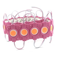 Module LED SMD 9 LED 2,4W haute luminosité, étanche, éclairage latéral COB pour enseignes publicitaires extérieures, lettres lumineuses 12V 24V