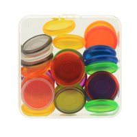 Multi Couleur En Plastique Discbound Anneaux 18mm 24mm 28mm 32mm 38mm Petite QUANTITÉ MINIMALE DE COMMANDE