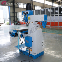 GOLDCNC Vente directe Machine de fraisage manuelle en métal de haute qualité ZX7550CW Perçage vertical de l'usine chinoise