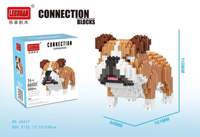 Nouveautés : Blocs de construction magiques en plastique ABS pour mini Husky, Bouledogue et autres animaux, jouets de construction par connexion