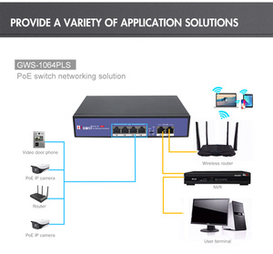 4*10/100M + 2*10/100MRJ45 bağlantı noktası yönetilmeyen POE anahtarı PoE + standardını destekler; Destek 10M/160m uzun mesafe iletim + VLAN - Product Image 4