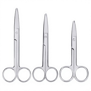 Ensemble d'instruments chirurgicaux de précision manuels en acier inoxydable de haute qualité, ciseaux à bandages et à esthétique, certifiés CE ISO13485 - Product Image 1