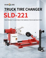 Démonte-pneus mobile pour camions 12''-26'' – Machine à monter les pneus – Démonte-pneus chinois