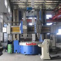 Torno Vertical de Doble Columna CNC Automático de Alta Resistencia SuperTech CK5225 para Diámetro Máximo de Torneado de 2500 mm con Guía Hidrostática