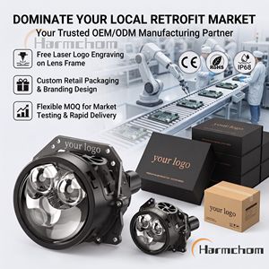 3 Zoll Dual-Direktstrahl-Laser-LED-Projektorlinse mit Doppellüfter 70W Fernlicht Bi-Linse Auto-Scheinwerfer Nachrüstleuchten Großhandel - Product Image 6