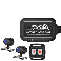 Caméra de tableau de bord WIFI pour moto, double caméra 1080P avant/arrière, étanche, vision nocturne, enregistrement en boucle, angle de 150°, contrôle par application, GPS en option