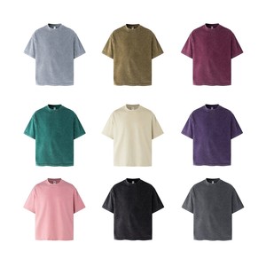 Camiseta Oversize de Algodón de Corte Holgado Personalizada, Camiseta Lisa de Algodón Grueso para Venta al por Mayor, Estilo Urbano, con Impresión de Logotipo Personalizado - Product Image 2