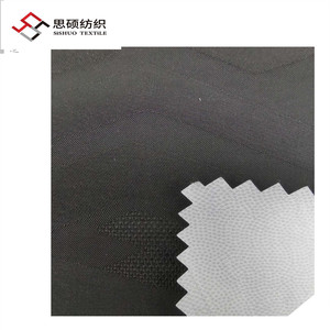 140GSM imperméable respirant Jacquard mémoire <span class=keywords><strong>tissu</strong></span> collé TPU deux couches <span class=keywords><strong>pour</strong></span> veste d'extérieur manteau en duvet femmes manteau - Product Image 5