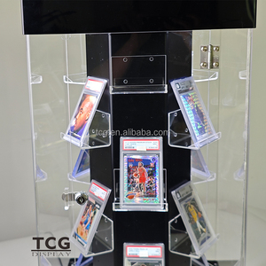 TCG销售现代亚克力货架，带发光二极管显示器JAROMIR JAGR签名1990/91 OPC卓越新秀BAS/BGS <span class=keywords><strong>10</strong></span>运动毕业卡 - Product Image 4