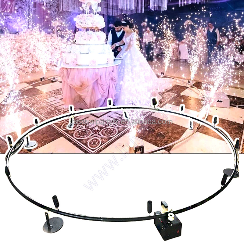 Dj Wedding Centerpiece - Spark Fountain Machine Decoration