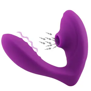 Strapless 10 Frequência impermeável Clitóris Otário Chupando forte Vibrador Buceta Mamilo Otário Sex Toys