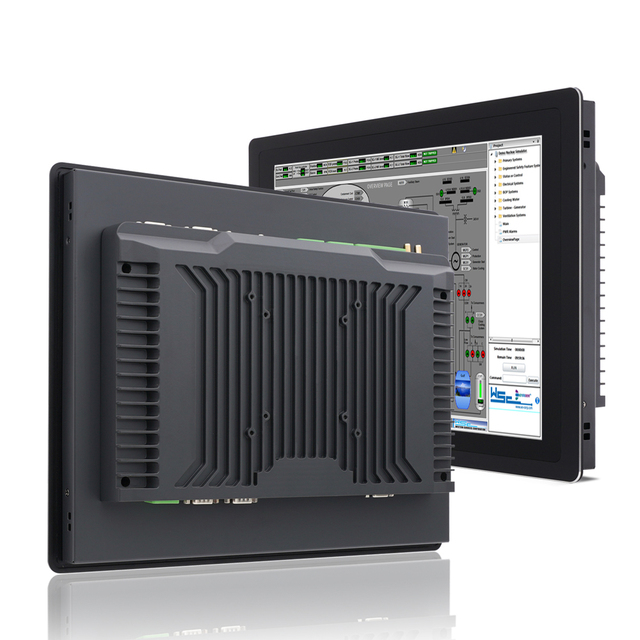 2LAN 2COM LPT 6*USB Aluminum Alloy Case SSD/HDD Fanless Industrial Panel PC 15/19 Inch Touch Screen Android OS I3 CPU Supports
