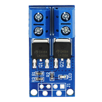 Module SMD de régulation de vitesse de moteur à double MOSFET haute puissance 400W, 5V-36V, 15A-30A, avec commande PWM et interrupteur de déclenchement