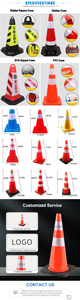 Xzl 30 Inch Cam Giao Thông <span class=keywords><strong>Cone</strong></span> Phản Quang PVC Nhựa Với Giá Rẻ Cao Su Cơ Sở An Toàn Đường Cảnh Báo Dấu Hiệu - Product Image 3