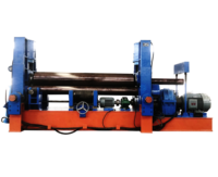 Machine à cintrer les tôles à trois rouleaux universelle robuste, équipement de pliage de tôles hydraulique de haute précision