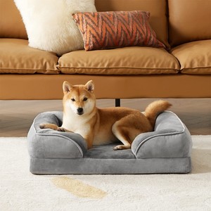 Luxushütte für Hunde Gedächtnis-Schwamm weicher Stoff abnehmbares orthopädisches Hüttebed - Product Image 6