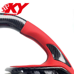 Volante Deportivo Personalizado de Fibra de Carbono con Palancas de Cambio para Chevrolet Corvette C6 C7 C8 Z06, Interior de Auto - Product Image 2