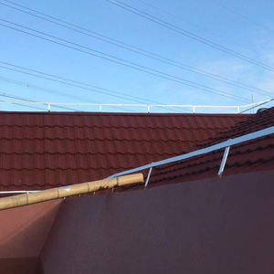 Komposit bergelombang tahan api/tahan angin/tahan air ubin atap untuk apartemen Hotel kuil lokakarya Sekolah penggunaan 5 + tahun garansi - Product Image 6