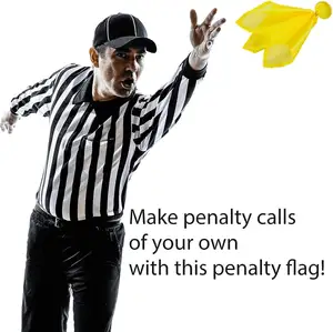 Penalty Flag Football Challenge Bandeiras Bandeira do árbitro do futebol para o acessório do partido