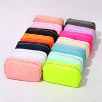 Keymay Voorraad Nieuwe Nylon Duurzaam Toilettas Dames Handdoek Borduren Logo Makeup Box Grote Capaciteit Cosmetische Tas