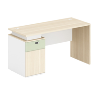 Prix Spécial Bureau Informatique Moderne 1.2/1.4m Style Bois Table de Bureau Simple Hauteur Réglable Tiroirs Usage Commercial