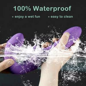 Kablosuz uzaktan kumanda güvenli silikon yapay penis şekli seks oyuncakları titreşimli G Spot mor yapay penis vibratör kadınlar çiftler için - Product Image 6