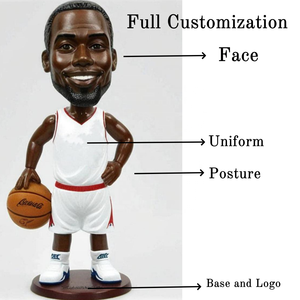 Personalizzato America Bobblehead figurina personalizzata in resina di calcio e giocatore di basket statuetta regalo <span class=keywords><strong>per</strong></span> gli appassionati - Product Image 3