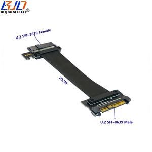 كابل تمديد محول SFF-8639 U.2 من أنثى إلى ذكر لبطاقة U2 NVME PCIe 4X SSD بطول 20 سم - Product Image 1
