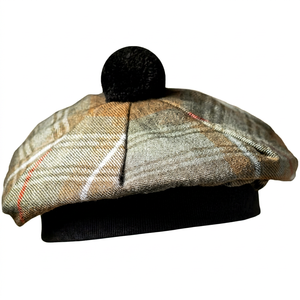 THISTLE <b>ROSE</b> ENTERPRISES Hand Embroidered Scottish Tartan Tammy Hat | 100% Acrylic Adult Male Casual Outdoor Pipe Band Headwear - Product Image 1