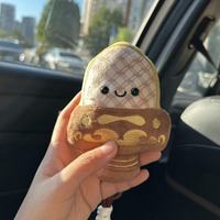 Porte-clés en peluche mignon en forme de petite épée, super doux, qui fait du bruit, pour sac, pendentif de sac à dos, cadeau, vente en gros et au détail