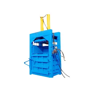ZH-DB Vertical Hydraulic Carton Compress Baler Old Clothes Waste steel Bale press Machine