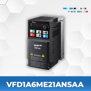 ME300 ซีรีส์ VFD1A6ME21ANSAA 0.2 กิโลวัตต์ 1 เฟส 230 โวลต์ ได้รับการรับรองมาตรฐาน CE IP20 พร้อมรุ่น STO - Product Image 1