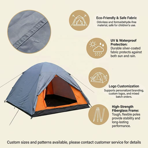 Ultralight Hiking <b>Tent</b>, Eco-Friendly Fabric, Double-Layer Waterproof Outdoor Camping <b>Tent</b>, Custom Logo, Custom Fabric Color - Product Image 1