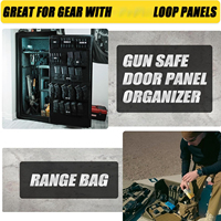 Porte-chargeur tactique Quad 9MM avec bande élastique et attaches auto-agrippantes pour une rétention sécurisée et un retrait rapide pour MK5, D3 Chest Rig