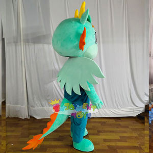 Capa profesional de dibujos animados lindo dragón con alas mascota <span class=keywords><strong>disfraz</strong></span> dibujos animados caminando <span class=keywords><strong>Animal</strong></span> <span class=keywords><strong>marino</strong></span> mascota <span class=keywords><strong>disfraz</strong></span> para la venta - Product Image 3