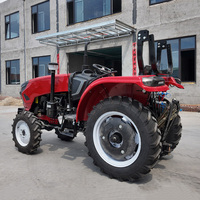 Mini-tracteur à roues Euro 5 50 CV 60 CV, cultivateur rotatif pour verger, jardin, ferme, champ, usage agricole